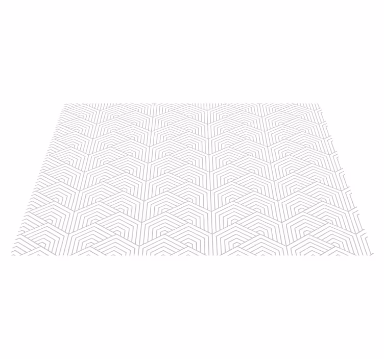 Vinylový koberec s geometrickými tvarmi v šedých hexagónoch - Tenstickers
