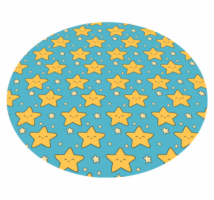 rôzne vinylové koberce pre deti veselý hviezdicový vzor - Tenstickers