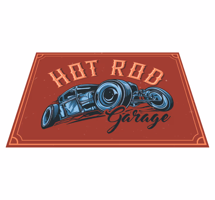 Vinylový koberec vintage téma horúcich rodov - Tenstickers