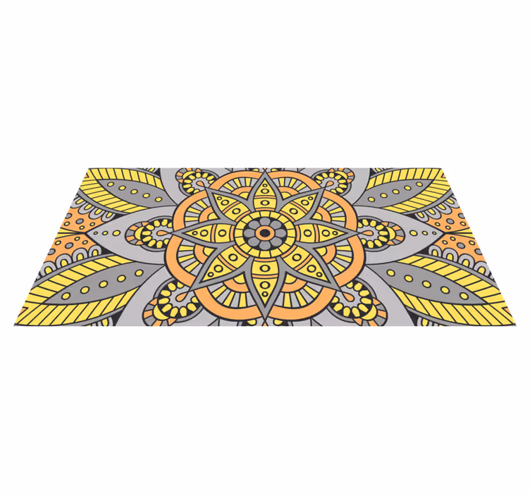 Vinylový koberec mandala elegantný mandalový vzor - Tenstickers