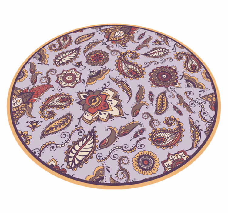 Podlahový koberec so vzorom orientálneho boho bandany - Tenstickers