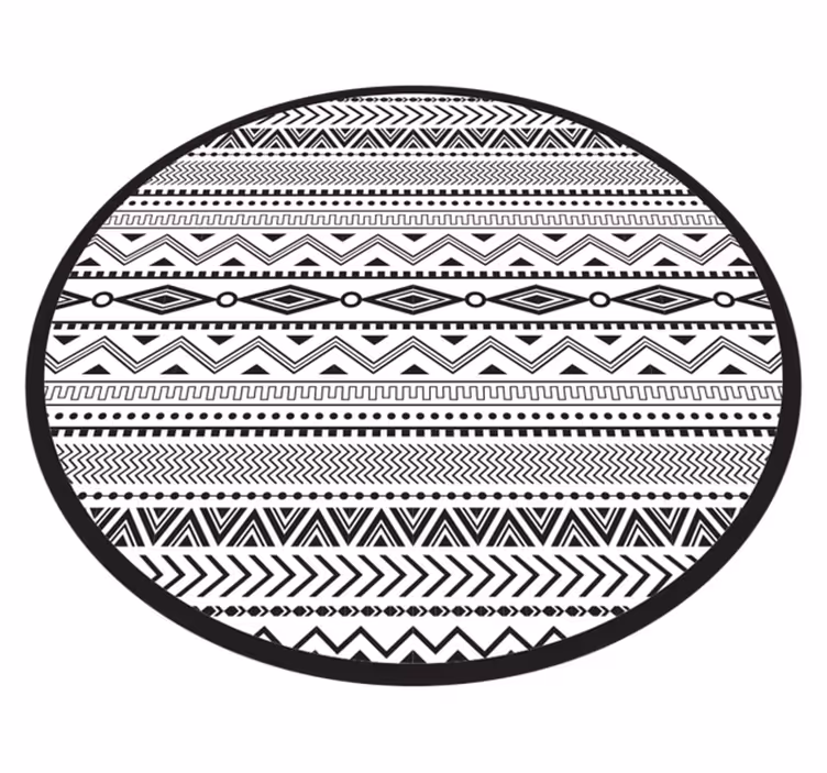 severský vinylový koberec abstraktné geometrické prvky - Tenstickers