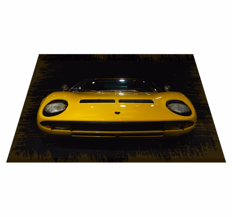 Vintage koberec lamborghini miura - Tenstickers
