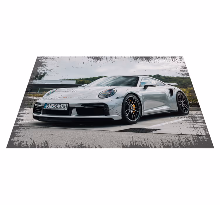 Moderný koberec porsche 911 vintage - Tenstickers