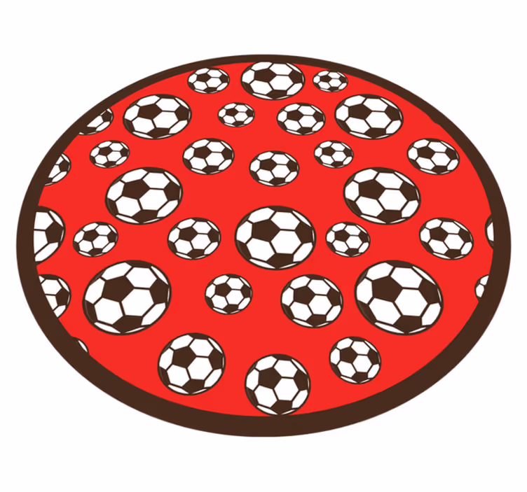 detský vinylový hry motív futbalovej lopty - Tenstickers