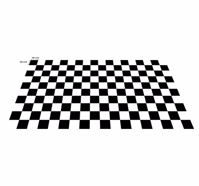 šachovnicové geometrické koberce - Tenstickers