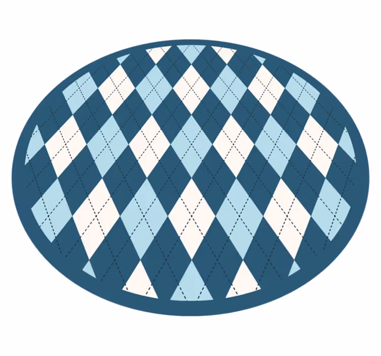 Vinylový koberec s geometrickými tvarmi elegancia diamantu - Tenstickers