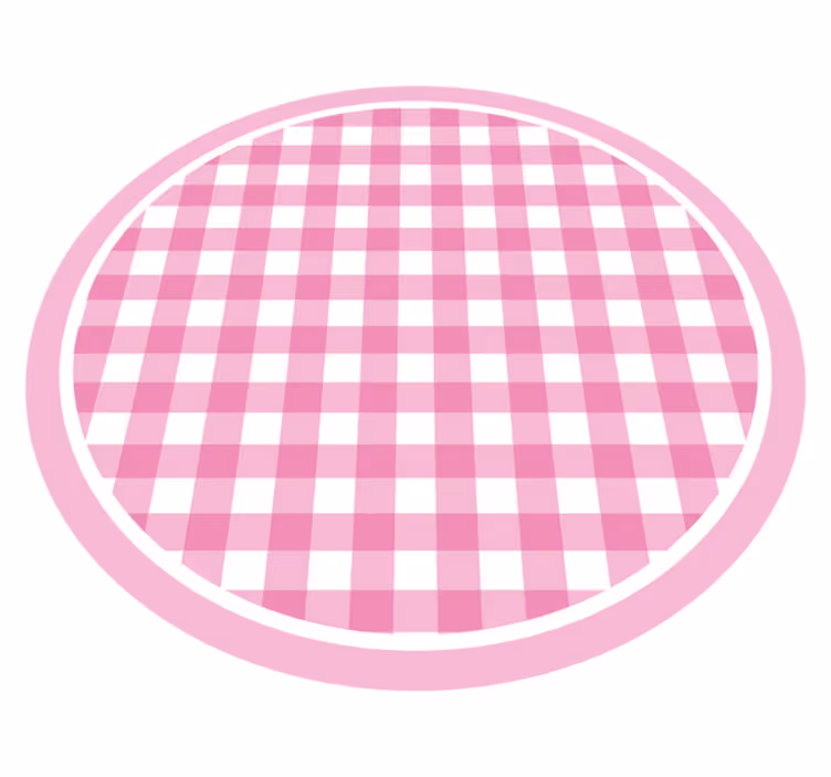 rôzne vinylové koberce pre deti ružový kockovaný štýl - Tenstickers