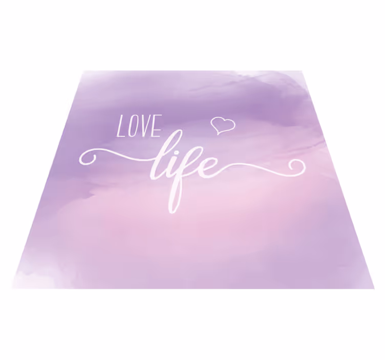 vinylový koberec citáty vážiť si existenciu - Tenstickers