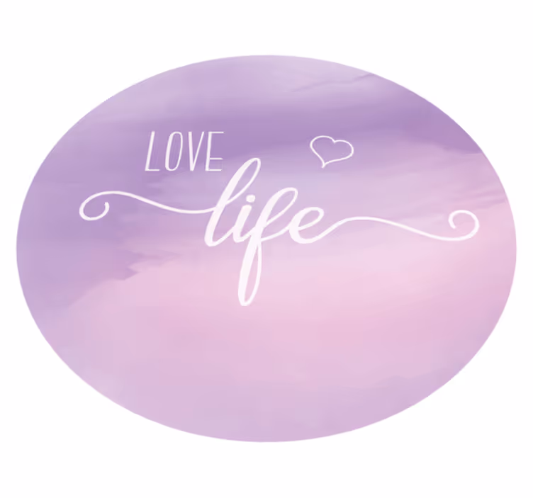 vinylový koberec citáty vážiť si život - Tenstickers
