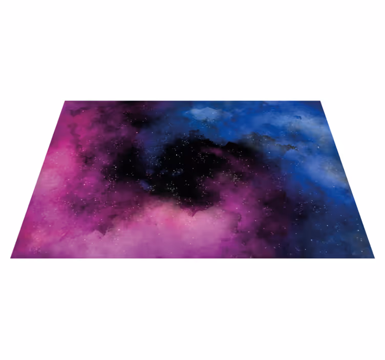Farebná špirálová hmlovina galaxie moderný koberec - Tenstickers