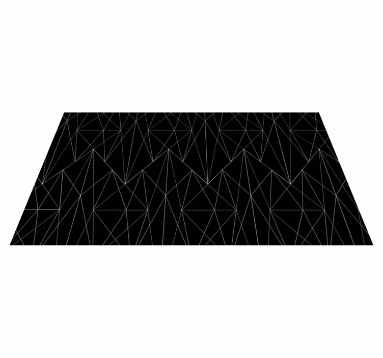 vinylový koberec s geometrickýmy tvarmi štýlový štýl - Tenstickers
