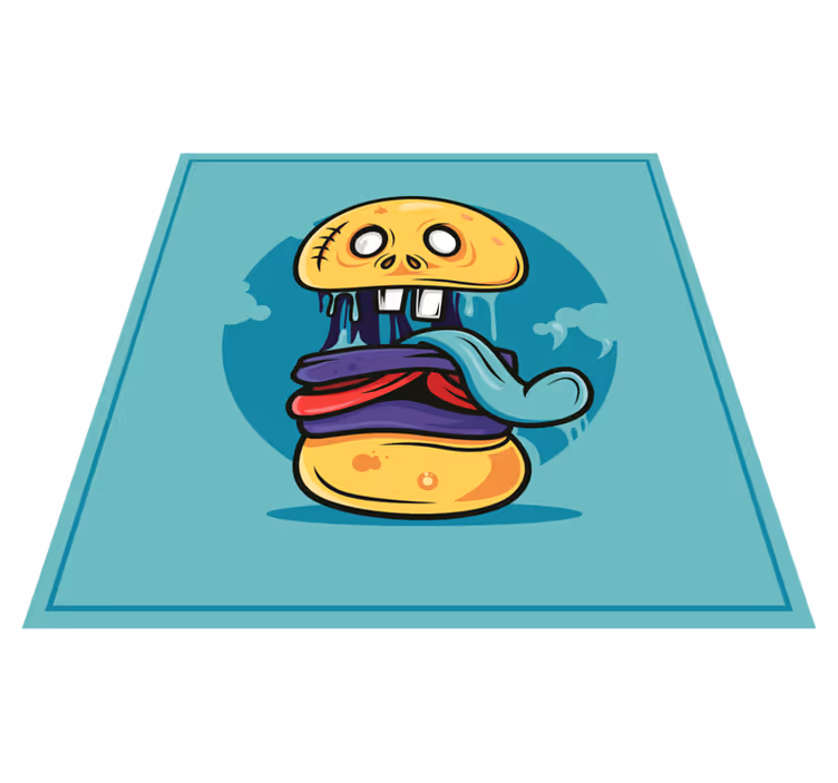 vinylový koberec pre mládež hlúpa lebka, charakter - Tenstickers