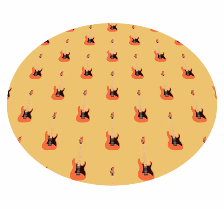 rôzne vinylové koberce pre deti gitarový vzor - Tenstickers