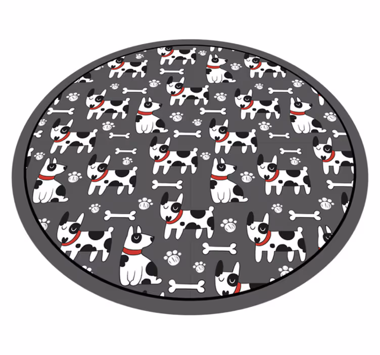 rôzne vinylové koberce pre deti hravé vzory psov - Tenstickers