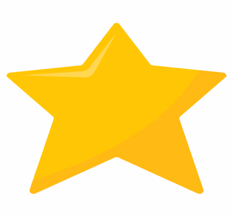 vinylový koberec pre mládež jasný tvar hviezdy - Tenstickers