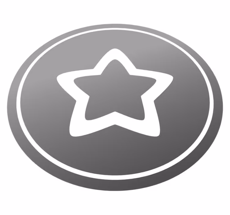 Hviezdy vinylový koberec štýlový šedý motív - Tenstickers