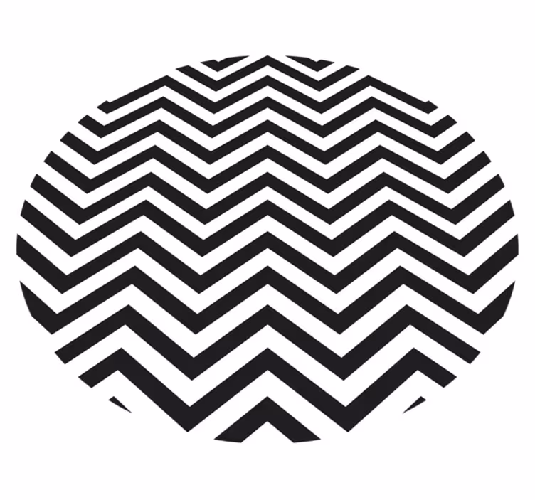 Vinylový koberec s geometrickými tvarmi chevron motív - Tenstickers