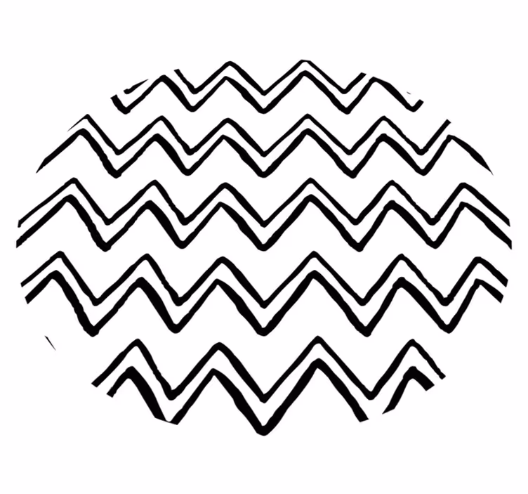 Vinylový koberec minimalisticky vlnitý abstraktný vzor - Tenstickers