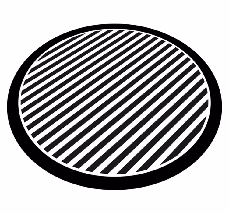 Pruhovaný vinylový koberec jednofarebné pruhy - Tenstickers