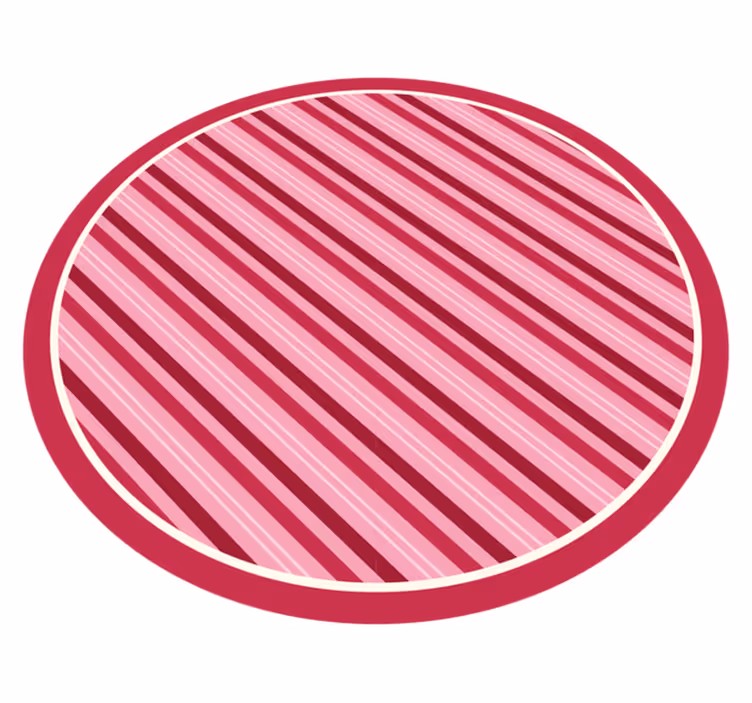 detský vinylový koberec ružovo pruhovaná elegancia - Tenstickers