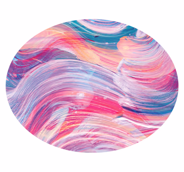 Rôzne vzorované vinylové koberce farebné víry - Tenstickers