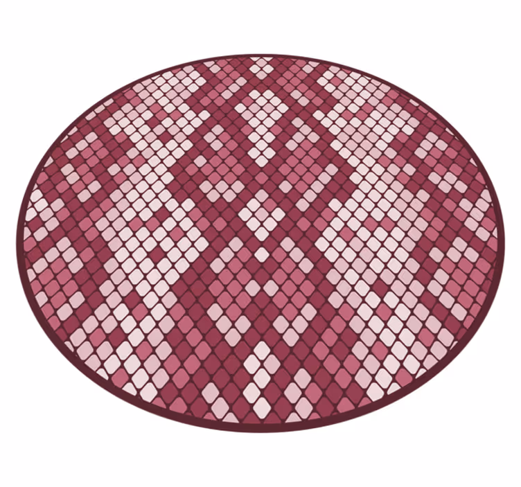 vzorovaný vinylový koberec zmes diamantových vzorov - Tenstickers