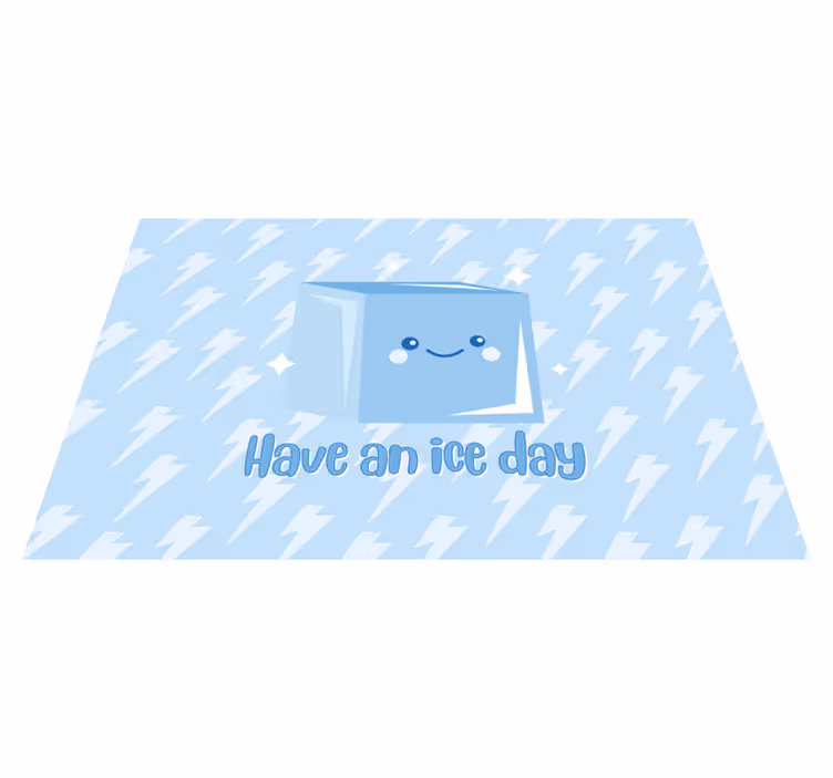 detský vinylový koberec dajte si ľad - Tenstickers