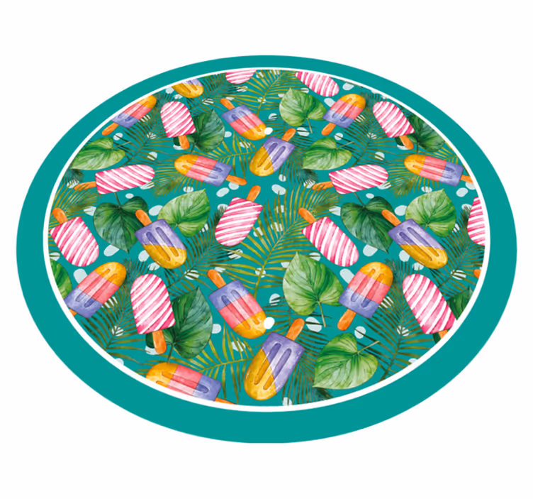 rôzne vinylové koberce pre deti letná zmrzlina - Tenstickers