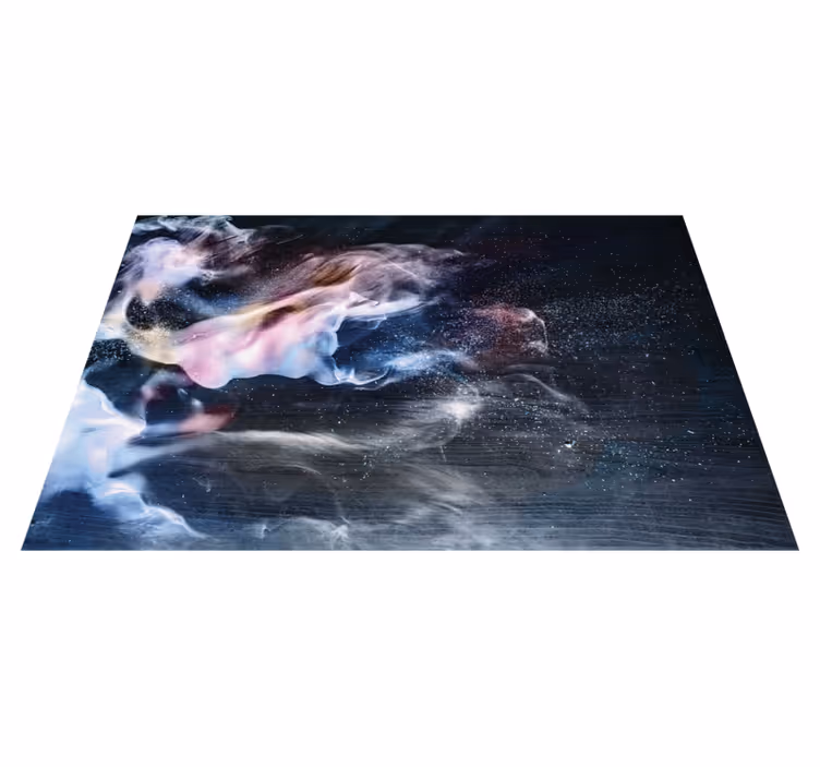 vinylový koberec pre mládež kozmické dymové víry - Tenstickers
