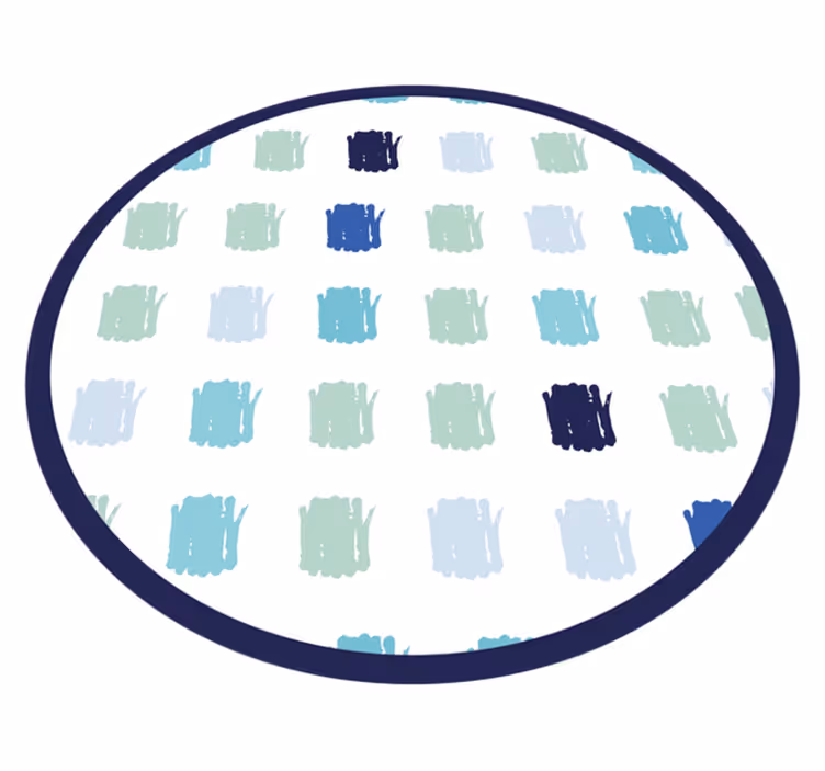 vinylový koberec minimalisticky modré ťahy farby - Tenstickers