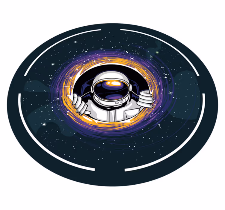 detský vinylový hry cesta kozmonauta - Tenstickers