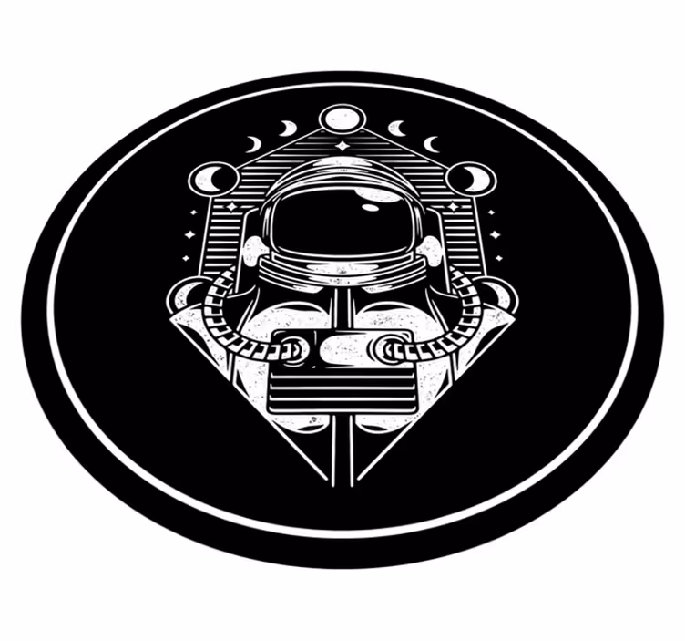 vinylový koberec pre mládež grafika astronauta - Tenstickers