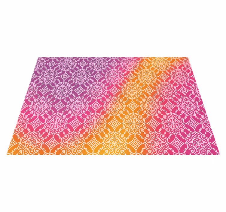 vinylový koberec mandala elegantný gradient - Tenstickers