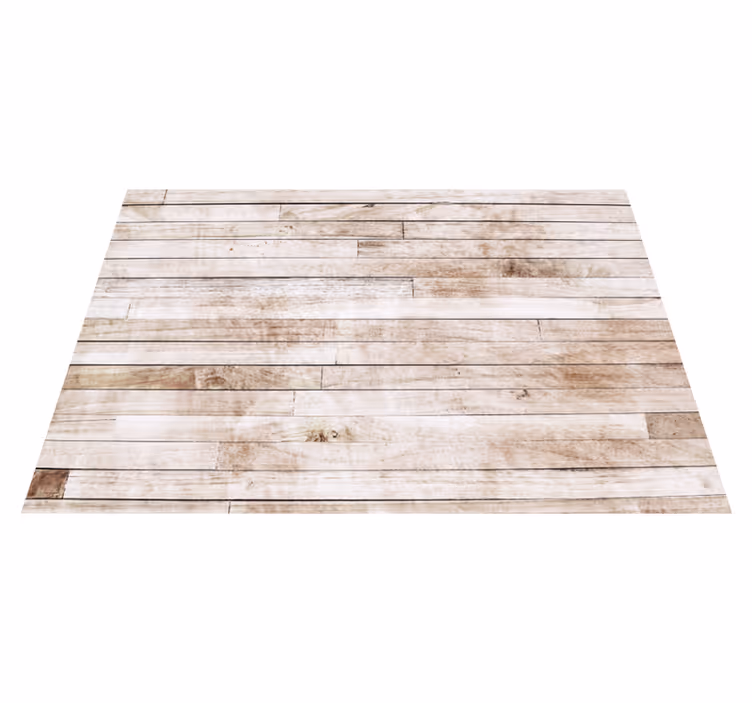 Biely vintage planks vzor textúra koberec - Tenstickers