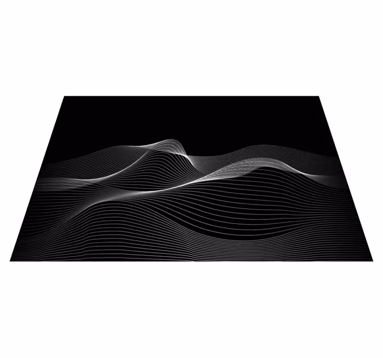 moderný vinylový koberec vzory plynulej čiary - Tenstickers