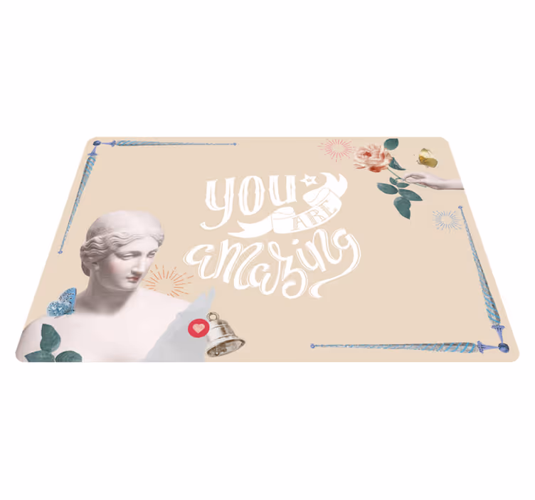 vinylový koberec citáty si úžasný/á - Tenstickers