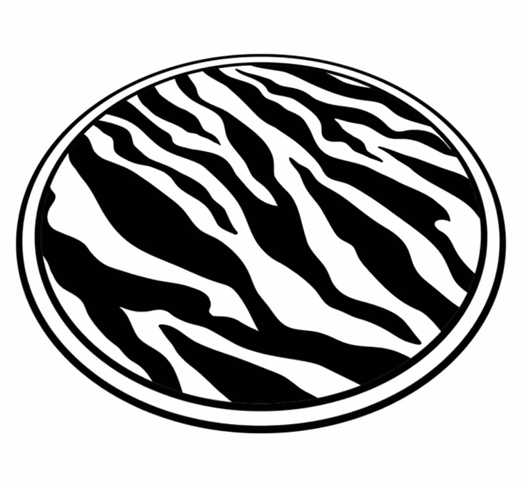 vinylový koberec zvierací vzor elegantné zebry - Tenstickers