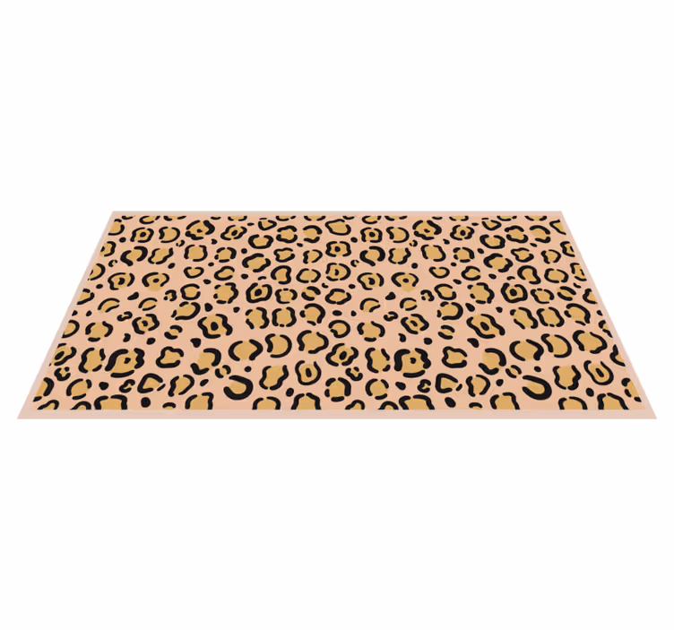 vinylový koberec zvierací vzor hra s leopardím vzorom - Tenstickers