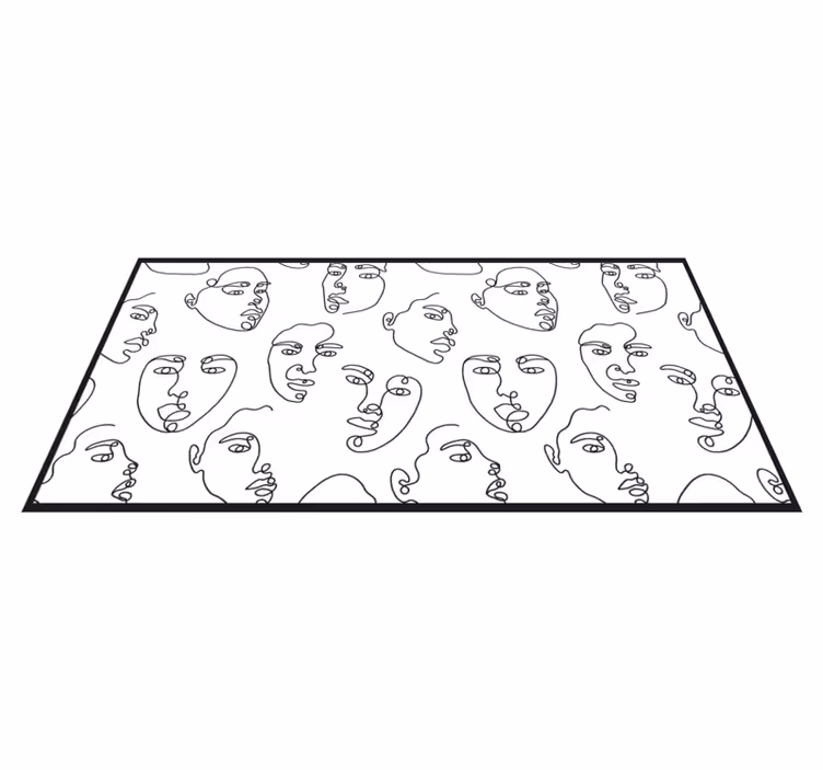 mozaika vinylový koberec perokresby - Tenstickers