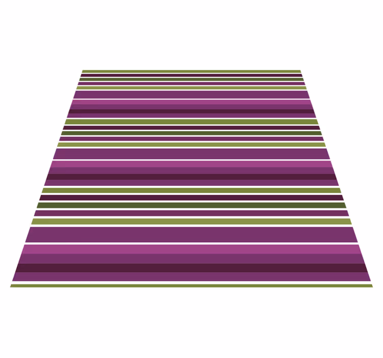 pruhovaný vinylový koberec fialová horizontálna - Tenstickers