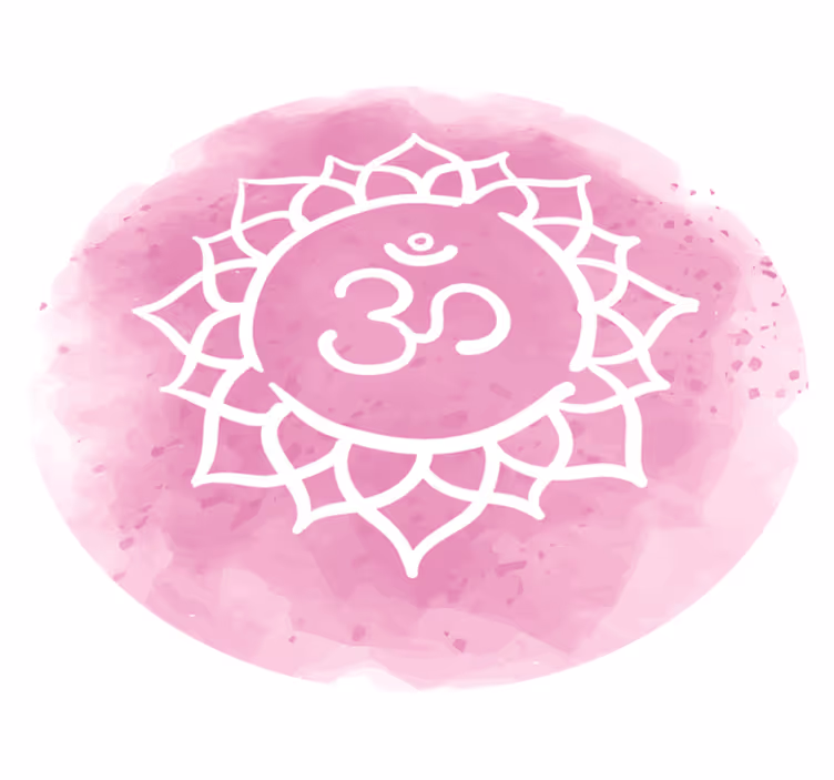 vinylový koberec mandala symbol ružového lotosu - Tenstickers