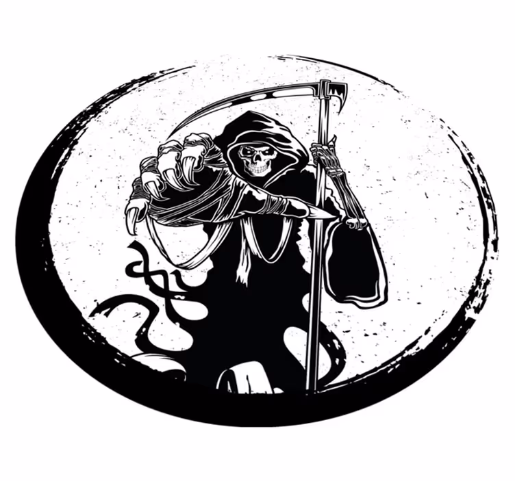 vinylový koberec halloween motív kosatky - Tenstickers