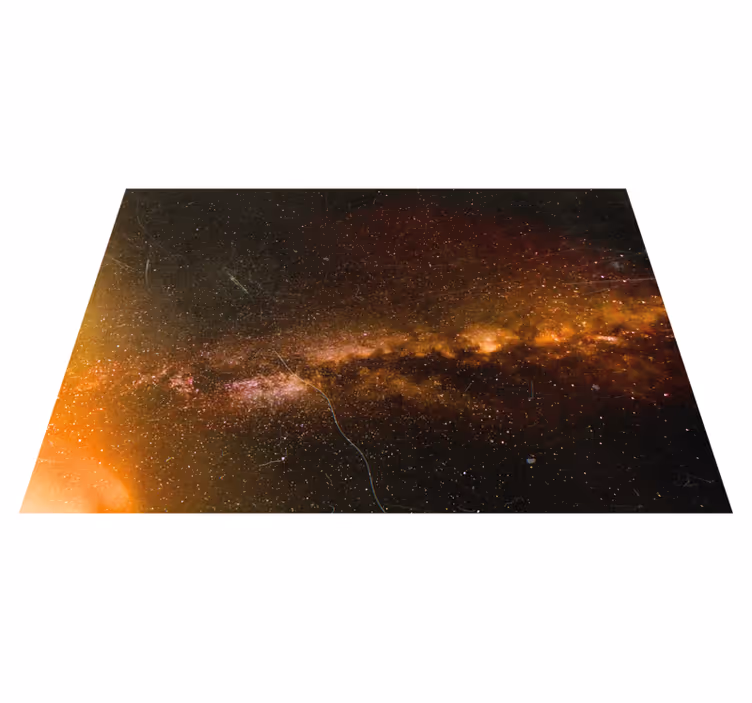 hviezdy vinylový koberec pohľad na kozmickú galaxiu - Tenstickers