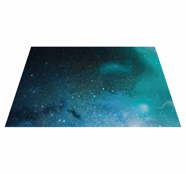 hviezdy vinylový koberec odtieň kozmickej galaxie - Tenstickers