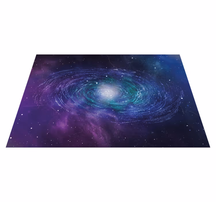 hviezdy vinylový koberec galaktický vírový vzor - Tenstickers