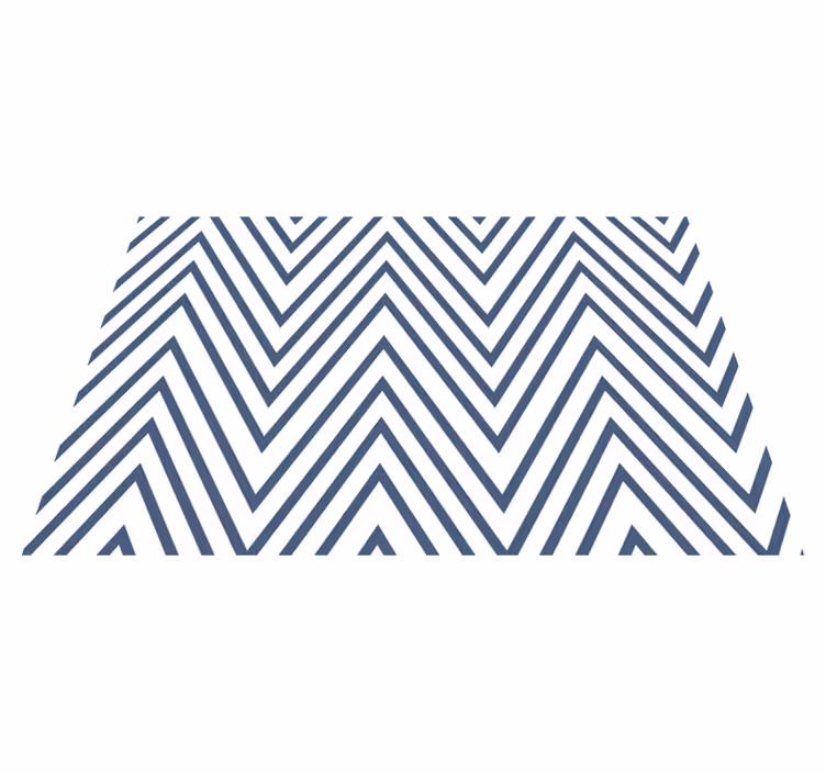 vinylový koberec s geometrickýmy tvarmi výrazný šípový vzor - Tenstickers