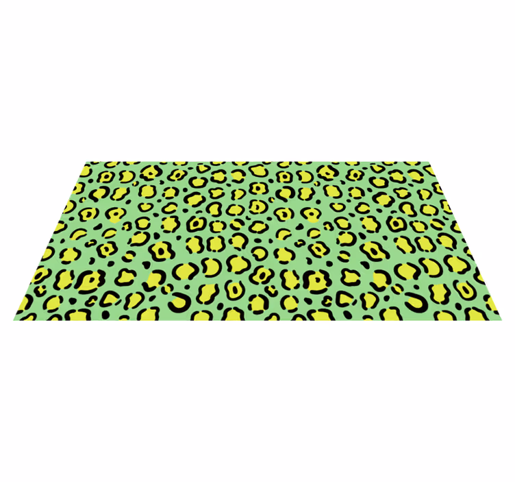 Vinylový koberec zvierací vzor živý leopardí vzor - Tenstickers