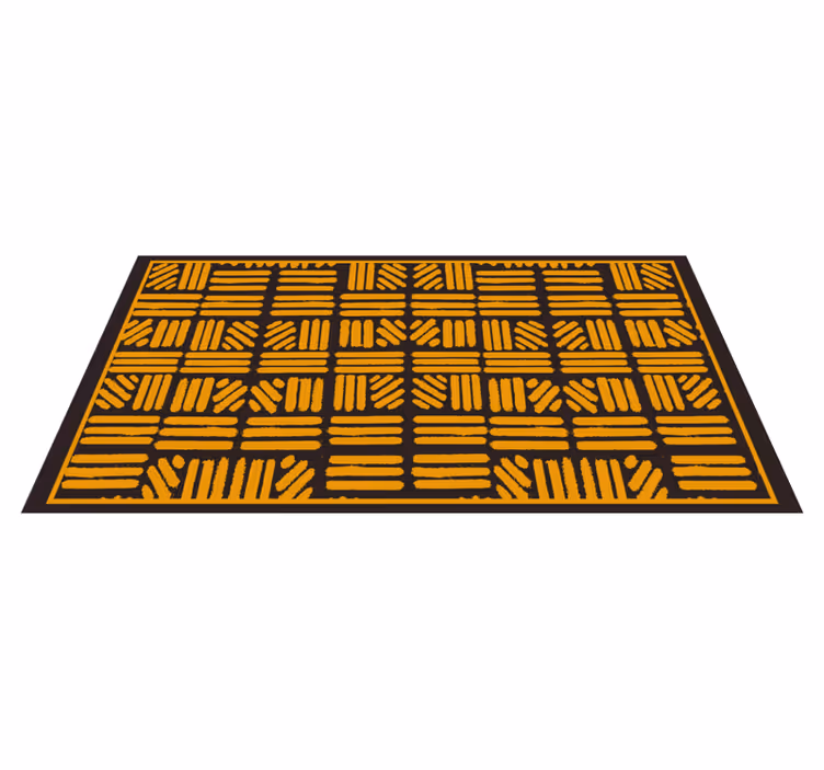 etnický vinylový koberec abstraktný geometrický vzor - Tenstickers