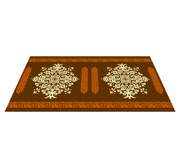 vinylový koberec mandala súbor motívov mandaly - Tenstickers